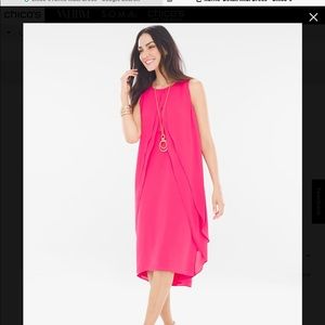 Chico’s Ruffle Detail Dress Sz 3P